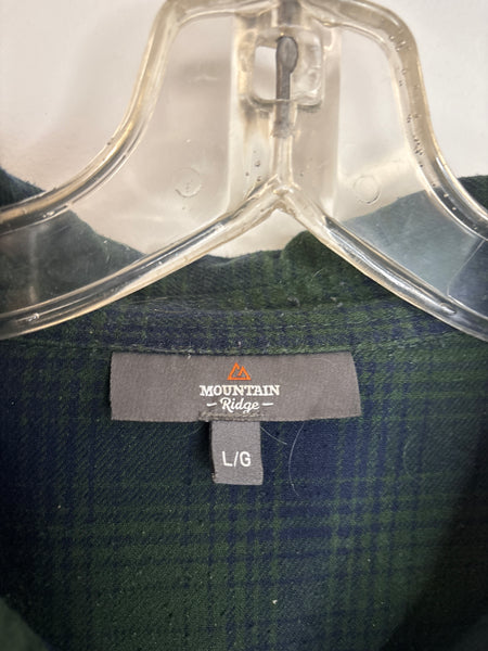 Mountain Ridge Cotton-Blend Flannel Shirt (L)