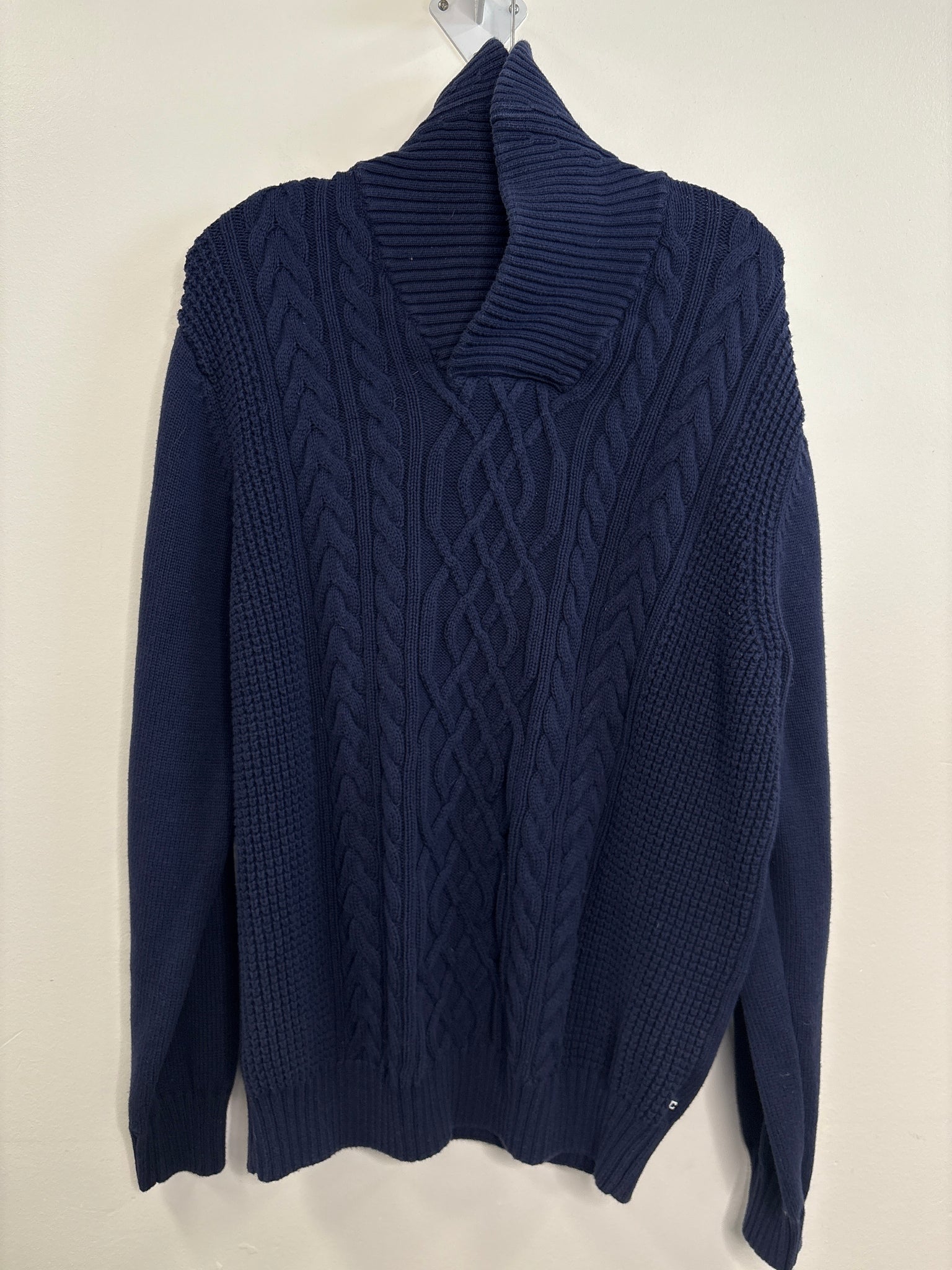 Chaps Cableknit Cotton Sweater (XL)
