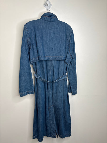 Joe Fresh Button-Up Long Denim Coat (XL)