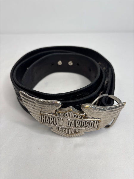 Vintage Harley-Davidson Motorcycles Buckle Belt