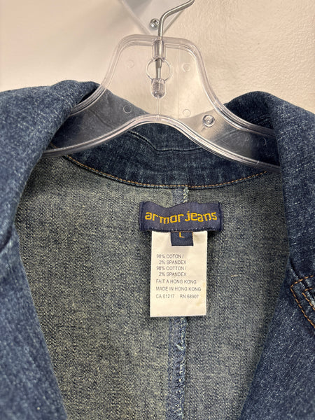 Vintage Armour Jeans Cotton Stretch Denim Coat (L)