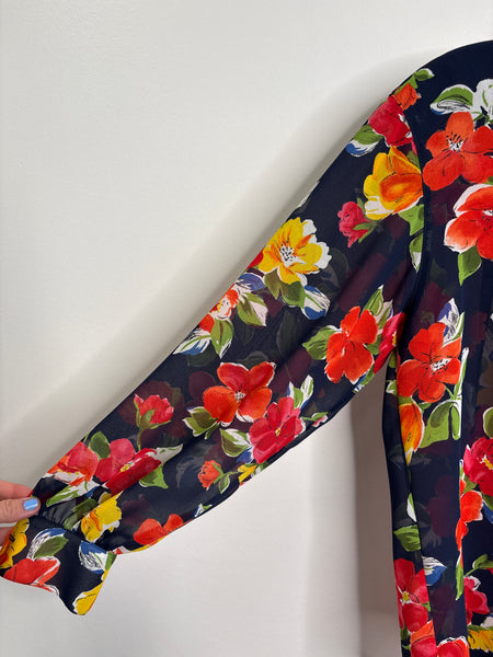 NWT Liz Claiborne Set Of 2 Floral Blouse With Skirt (6)