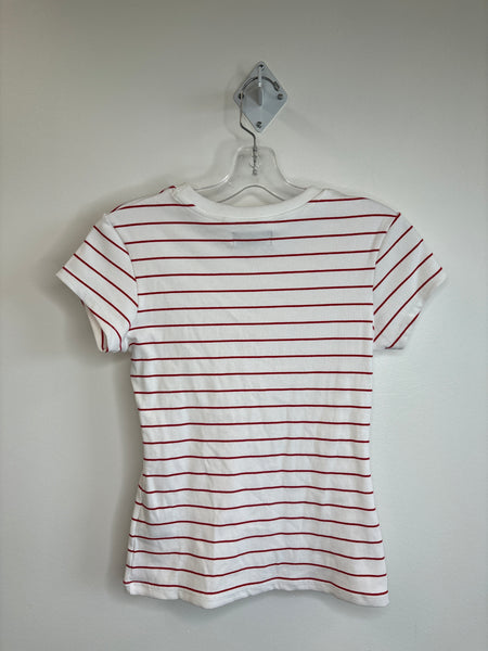 Brunette The Label Cotton Striped Tee (S/M)