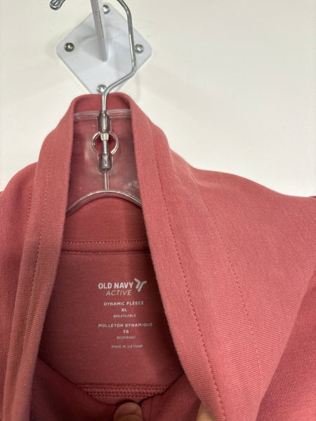 Old Navy Active Dynamic Fleece Quarter-Zip Jacket (XL)