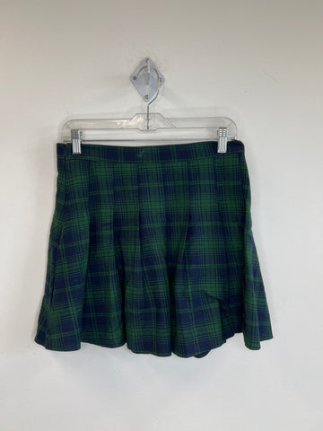 Plaid Mini Skirt (M)