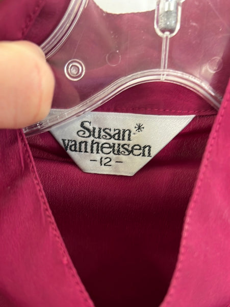 Vintage Susan Vanheusen Tiered Front Blouse (12)