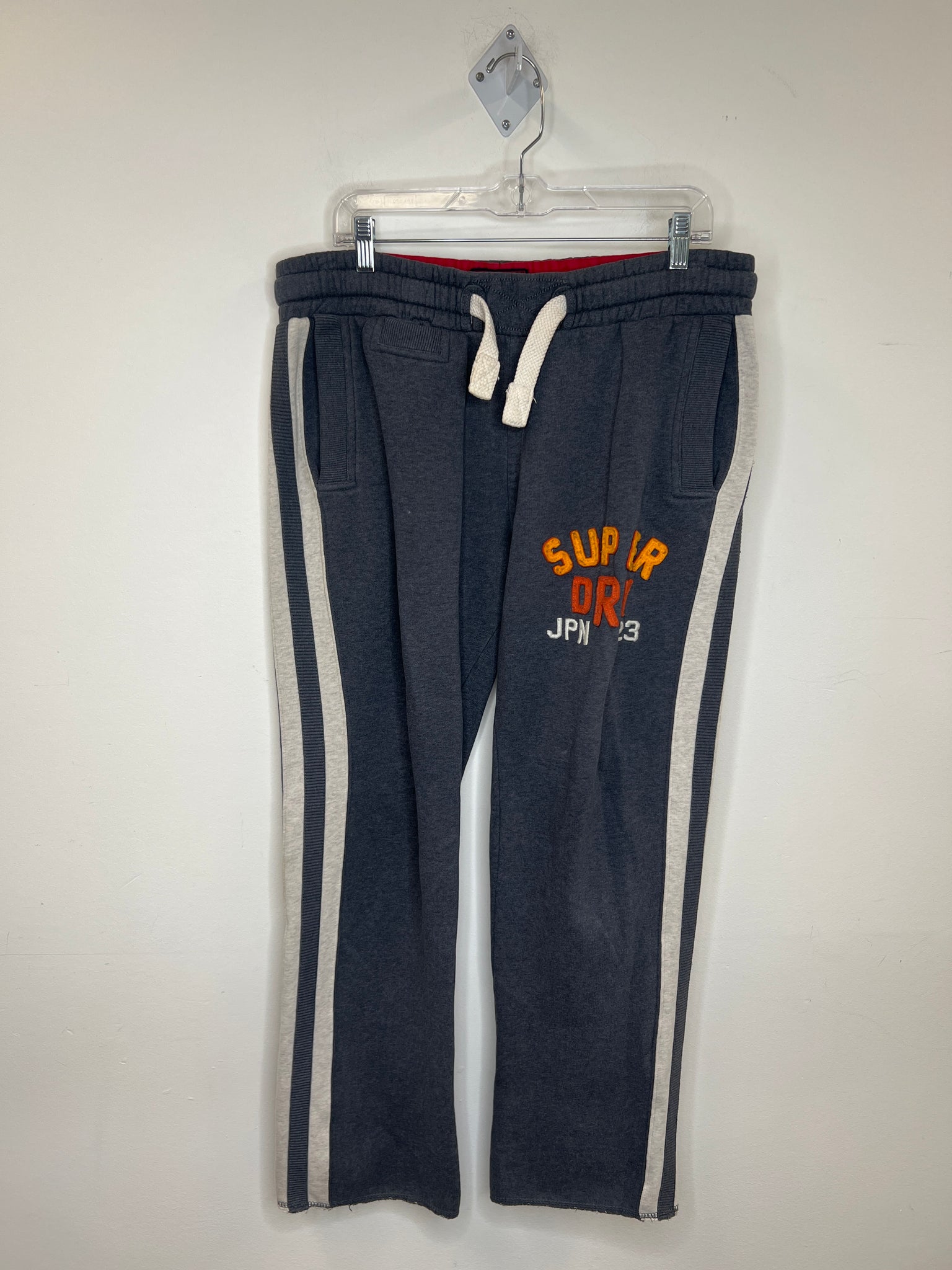 Vintage Superdry JPN Grey Sweatpants (M)