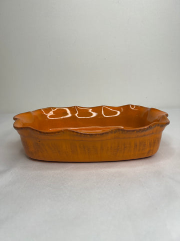 De Silva Made In Italy Orange Casserole Dish