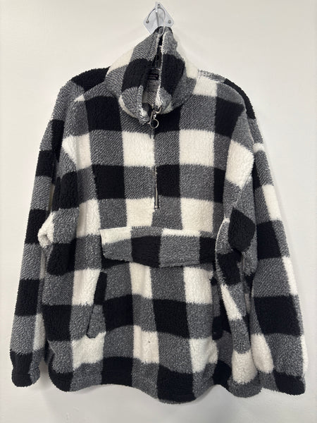 Ardene Curve Teddy Quarter Zip Sweater (2XL)