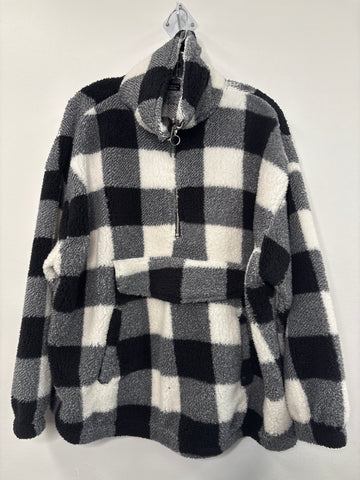 Ardene Curve Teddy Quarter Zip Sweater (2XL)