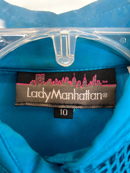 Vintage Lady Manhattan Button Up Blouse (10)