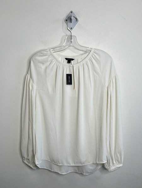 NWT RW&Co White Blouse Long Sleeves (S)