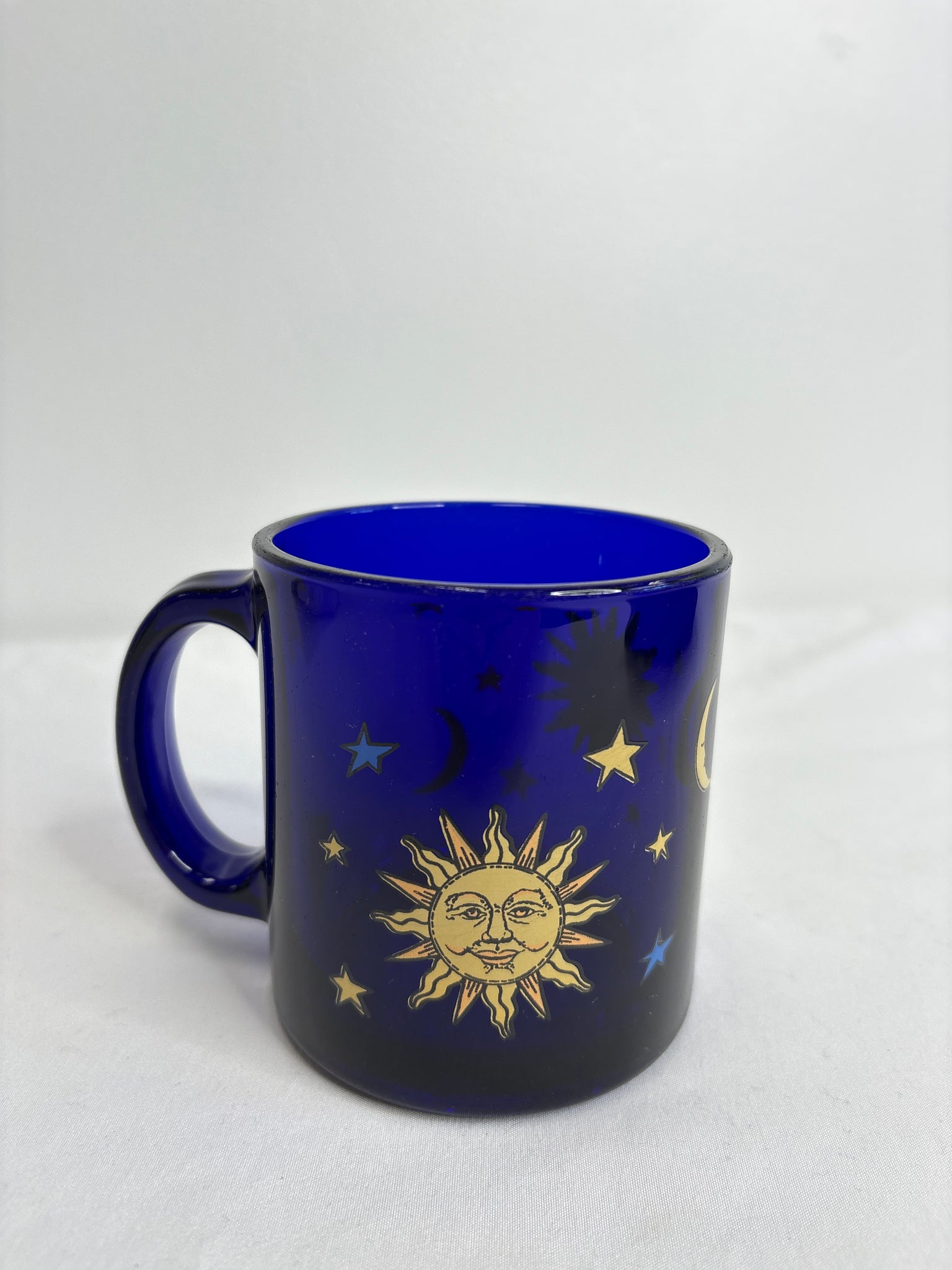 Vintage Celestial Libbey Glass Coffee Mug