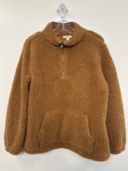 Style & Co Teddy Quarter Zip Sweater (XL)