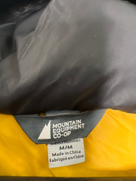 Mountain Equipment Co-Op Black Down Filled Puff Hooded Jacket (M)