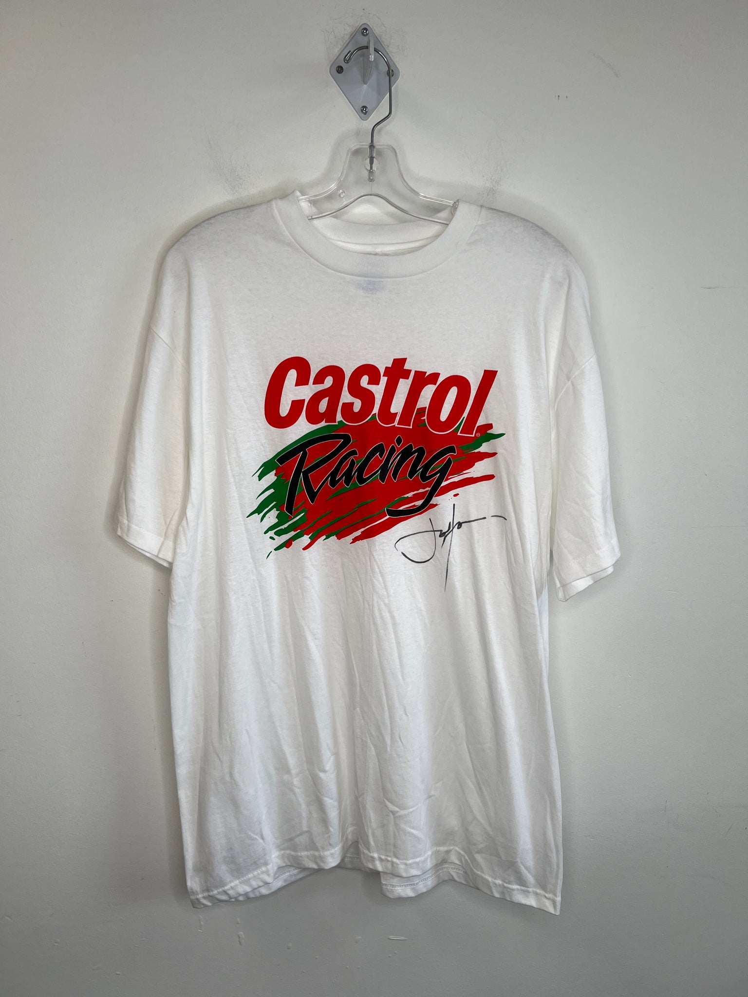 Vintage Castrol Racing Graphic T-shirt (XL)