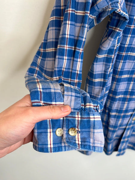 L.L.Bean Plaid Cotton Long Sleeve Button Down Shirt (XL)