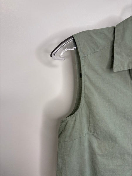 H&M Cotton Sleeveless Button Up Top (XS)