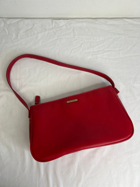 Nine & Company Faux Leather Red Handbag