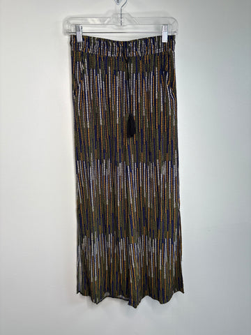 H&M Striped Double Slit Maxi Skirt (6)