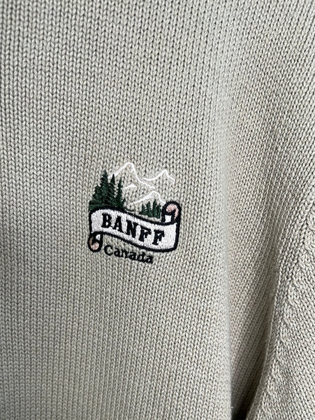 Banff, Canada Half-Zip Sweater (L)
