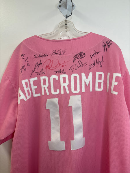 SIGNED MBL Winnipeg Goldeyes #11 Reggie Abercrombie Baseball Jersey