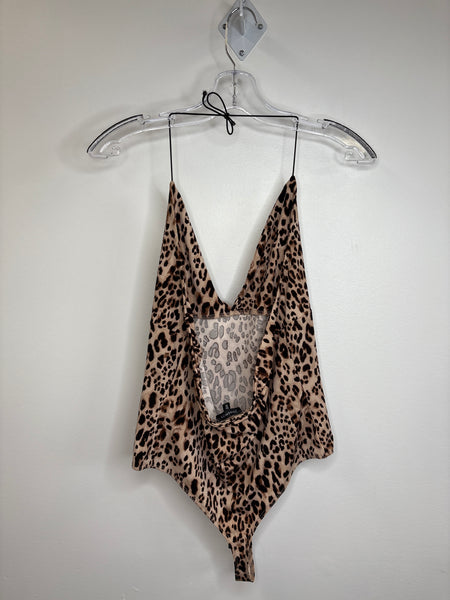 Dynamite Leopard Print Bodysuit (L)