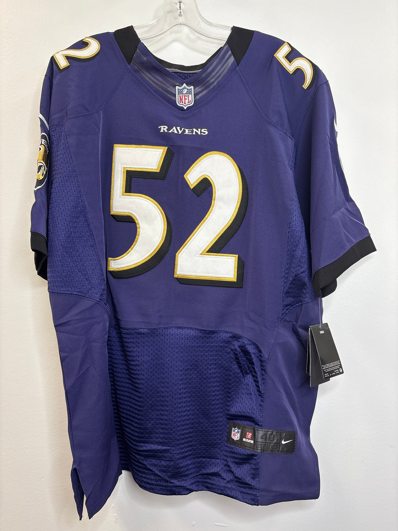 NWT NFL Nike Baltimore Ravens #52 Ray Lewis Football Jersey (40)