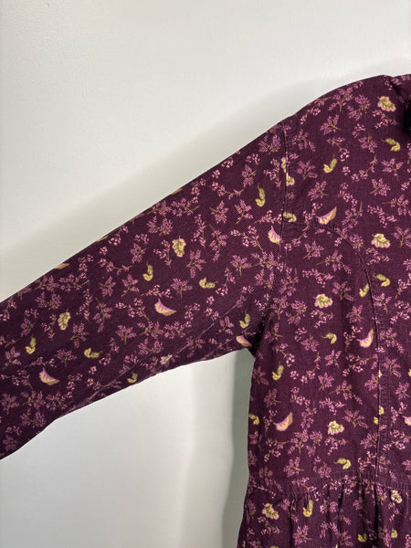 Northern Reflection Corduroy Floral Maxi Dress (L)
