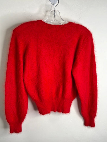Vintage IB Diffusion Angora Rabbit Hair Blend Cropped Sweater (S)