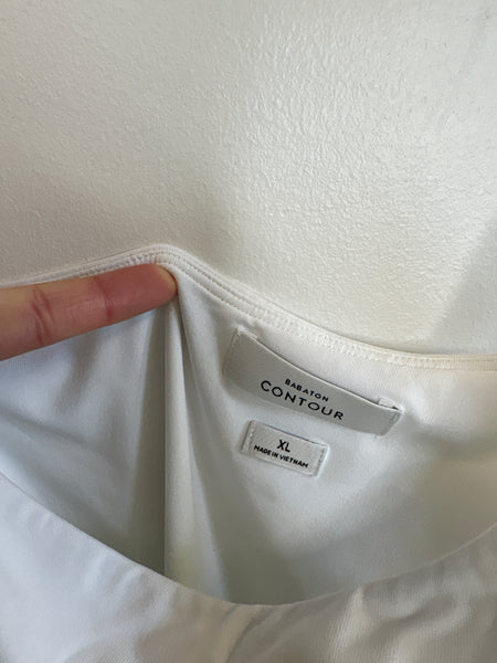 Aritzia Babaton Contour Asymmetrical Sleeveless Bodysuit (XL)