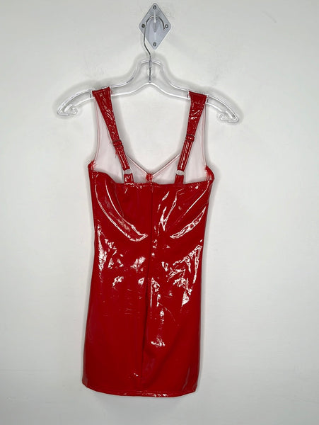 Latex Rubber Mini Dress (S)