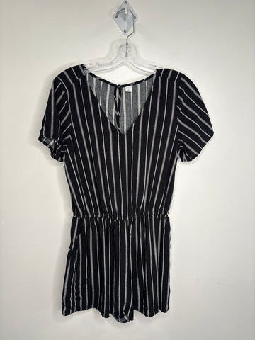 Old Navy Striped Romper (M)
