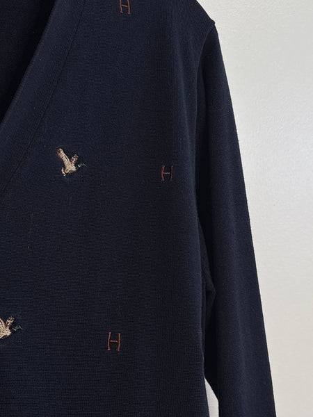 Zara Man Embroidered Cardigan