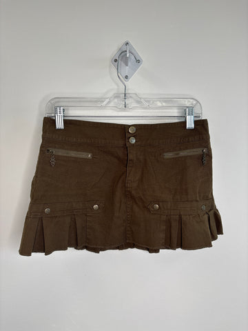 Retro Nomads Y2K Pleated Mini Skirt (XS/TP)