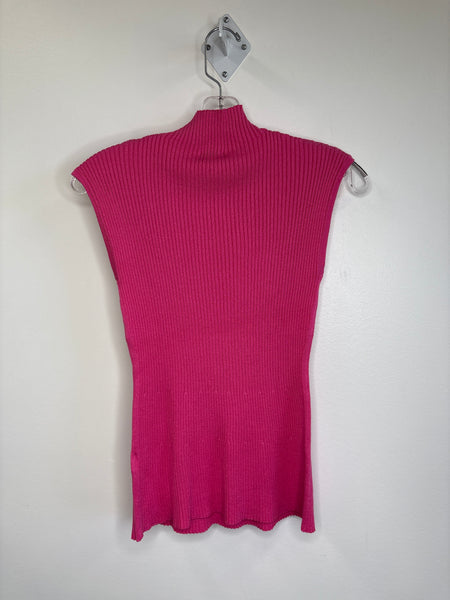 NWT Cable & Gauge Cap Sleeve Ribbed Turtleneck Top (S)
