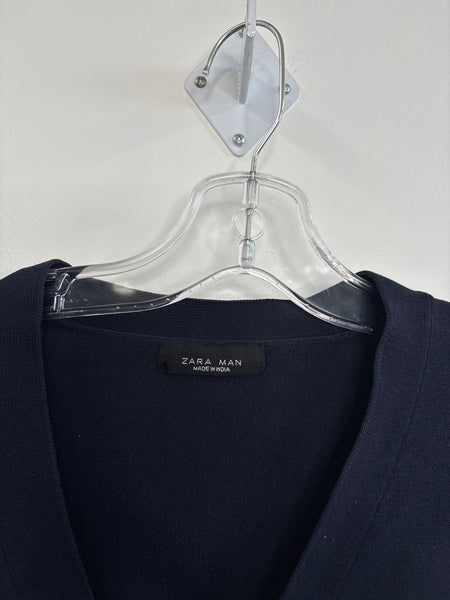 Zara Man Embroidered Cardigan