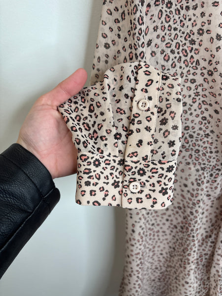 Torrid Sheer Animal Print Long-Sleeve Blouse (2)