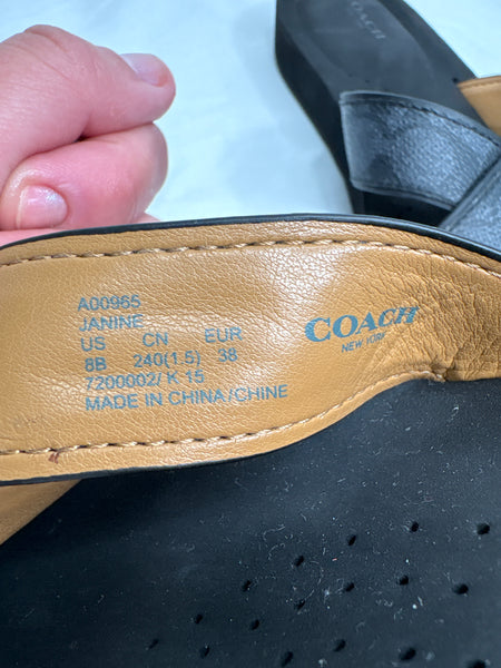 Coach Janine Slides Sandals (US 8B)