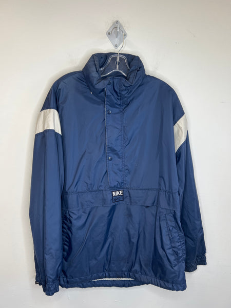 Vintage Nike Navy Anorak Pullover Wind Jacket (L)