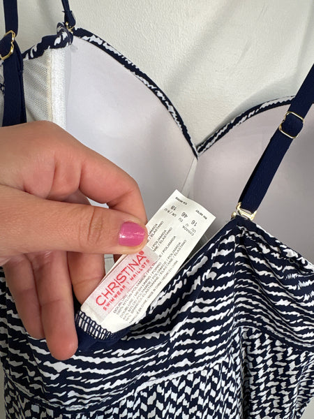 NWT Christina Swimwear Bust Enhancer One Piece (16)