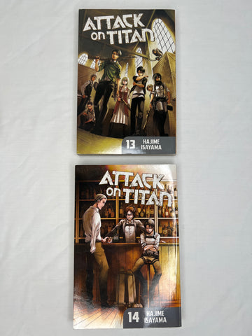 Attack On Titan Volumes 13-14 - Hajime Isayama (Manga)