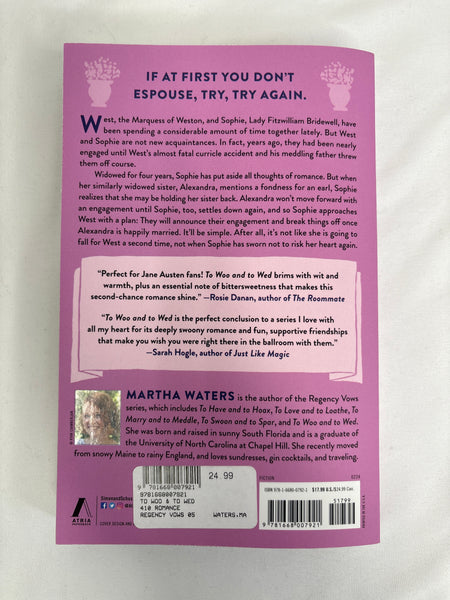 To Woo And To Wed- Martha Waters