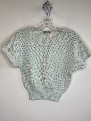 Vintage Tricots Boutique Knitted Cropped Top (S)