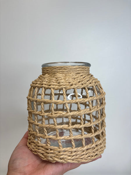 Woven Glass Vase