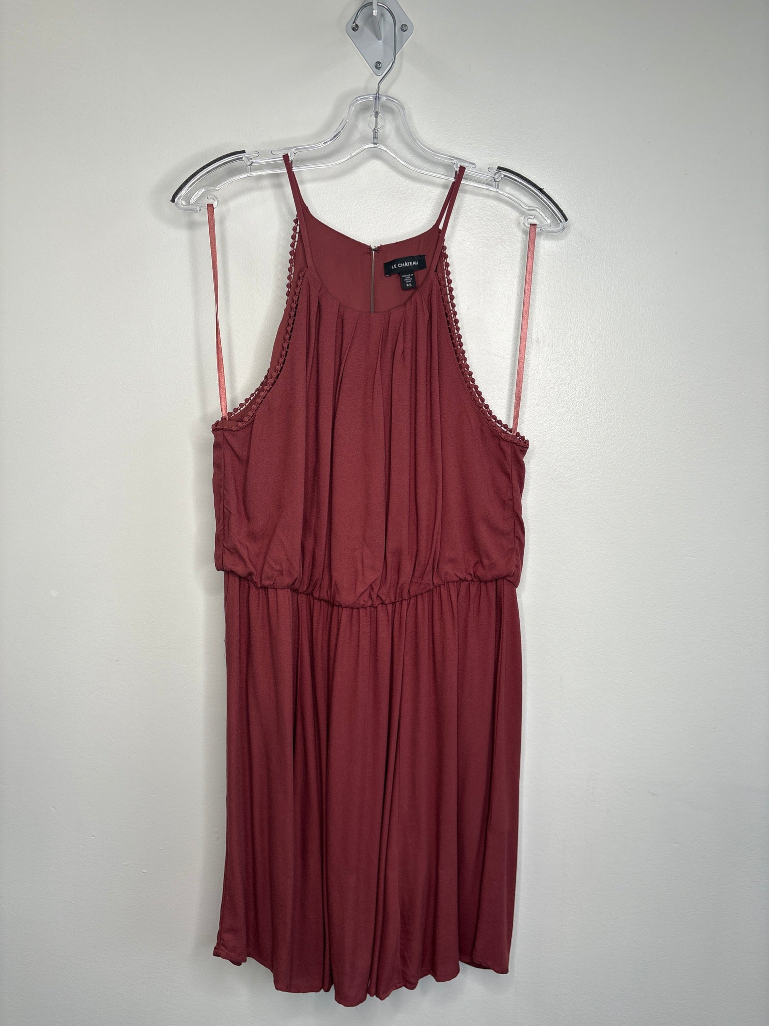 Le Chateau Halter Mini Dress (L)