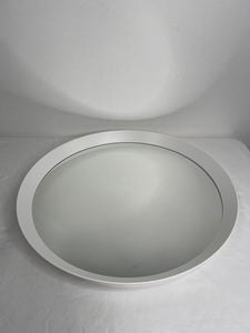 Ikea "Langesund" White Round Wall Mirror