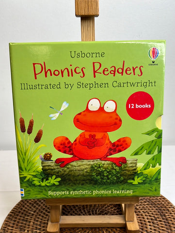 Usborne Phonics Readers Box Set (12 Books) - Stephen Cartwright
