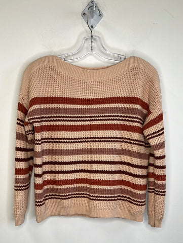 Christian Siriano Striped Knitted Sweater (S)