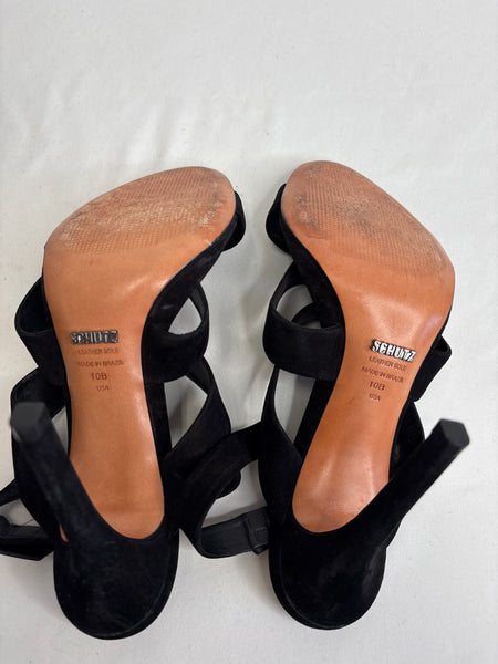 Schutz Heel Sandal (US 10B)